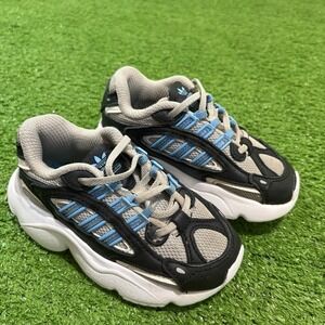 Adidas Ozmillen EL C Toddler Size 7 Shoes Putty Grey/Semi Blue if4452 Sneakers
